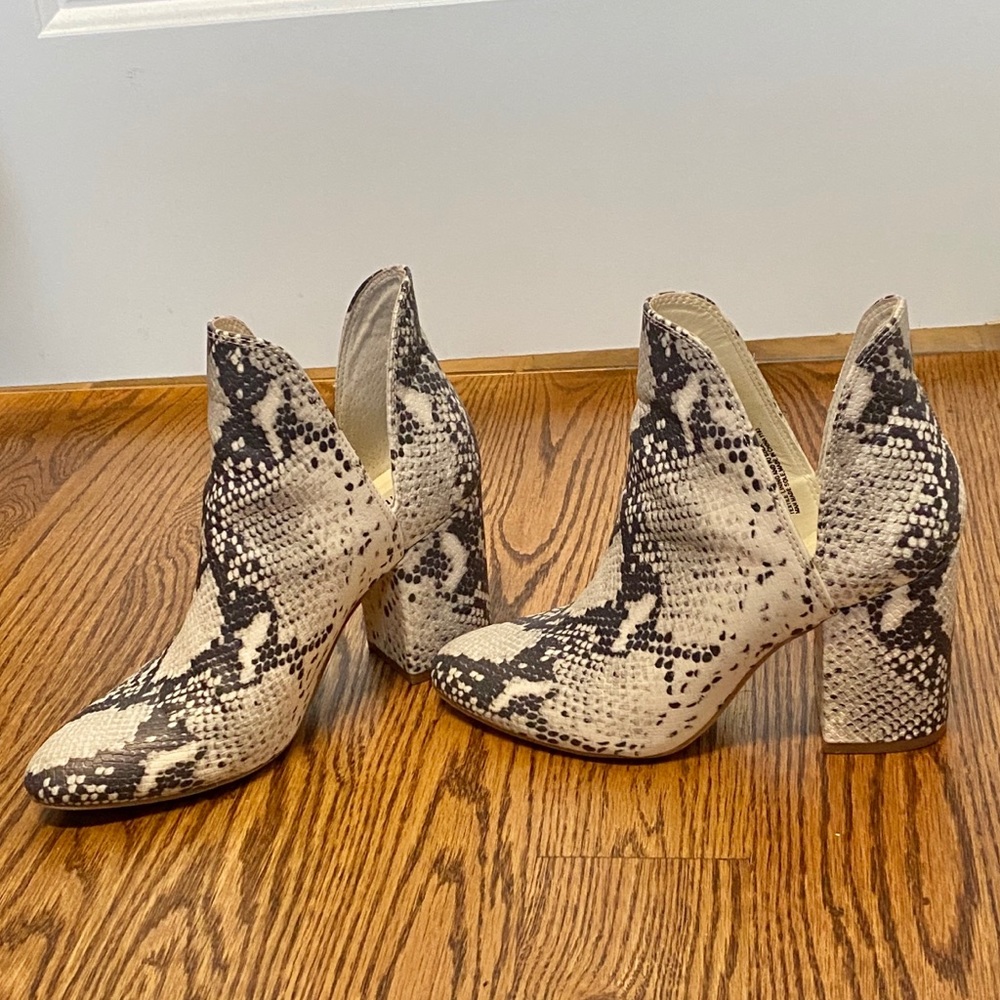 Steve Madden Snakeskin Booties